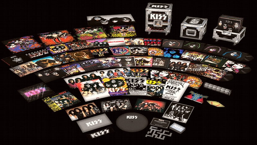 Box Set con la discografía de Kiss.