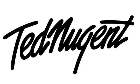 Logo/firma de Ted Nugent.