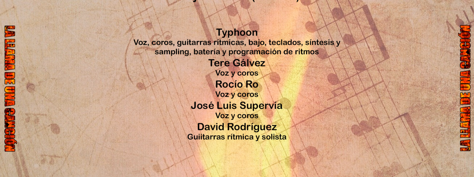 La Llama De Una Canción: Inlay